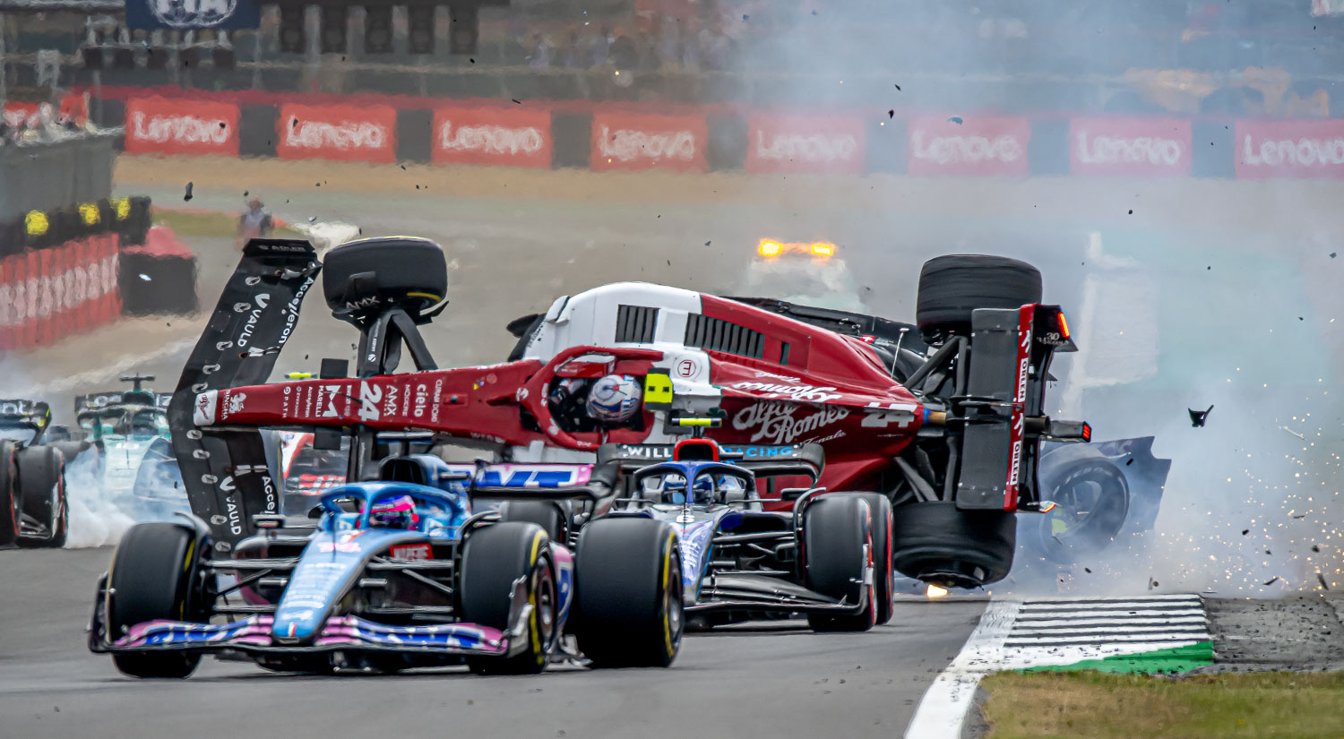 Zhou Guanyu, Silverstone,  2022