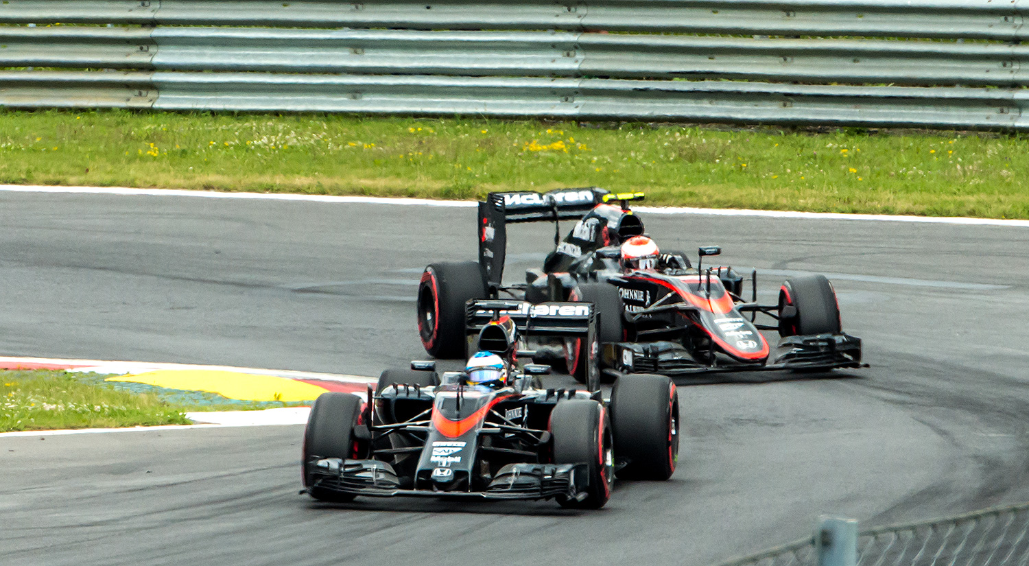 Fernando Alonso & Jenson Button - McLaren Honda, Red Bull Ring, Austria, 2015