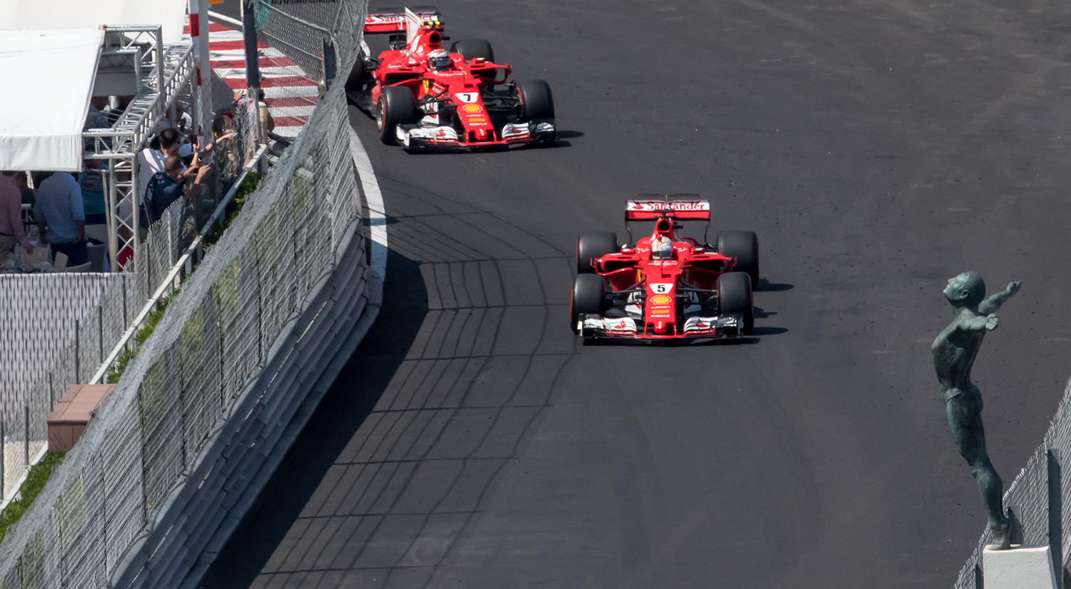 Sebastian Vettel & Kimi Räikkönen - Ferrari, Monaco,  2017