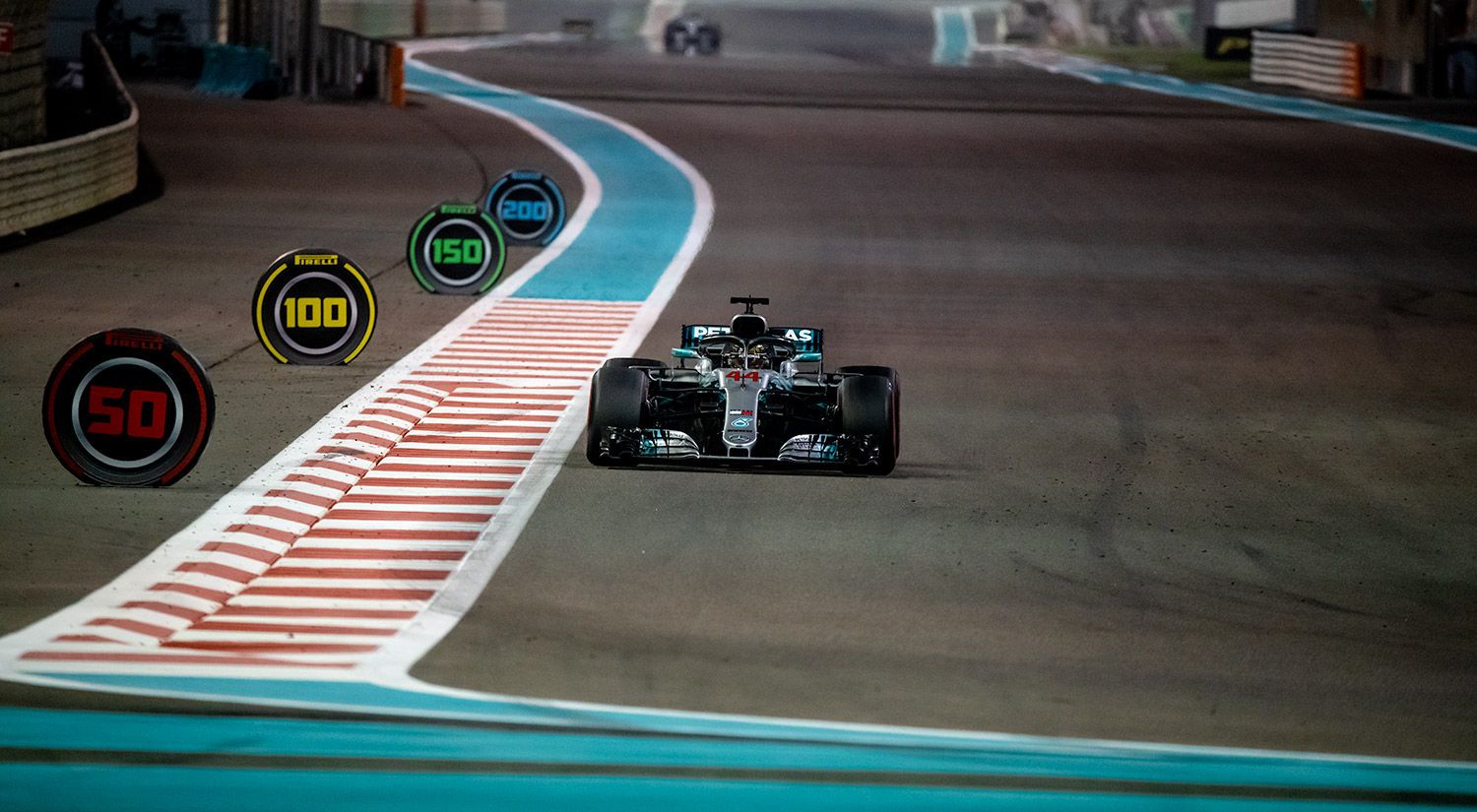 Lewis Hamilton - Mercedes, Abu Dhabi,  2018