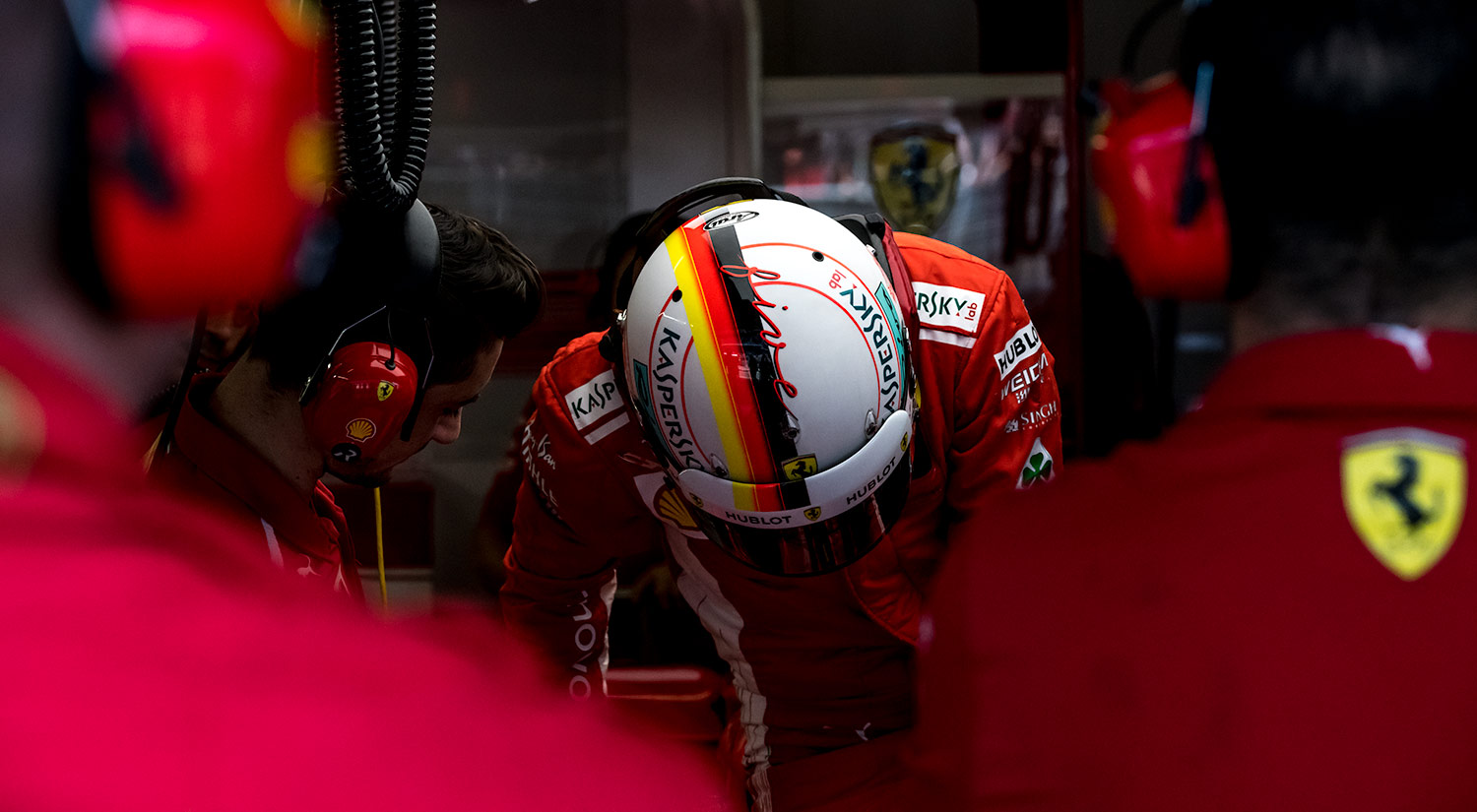 Sebastian Vettel - Ferrari, Circuit de Catalunya,  2018
