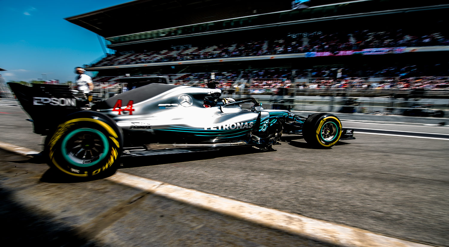 Lewis Hamilton - Mercedes, Circuit de Catalunya,  2018