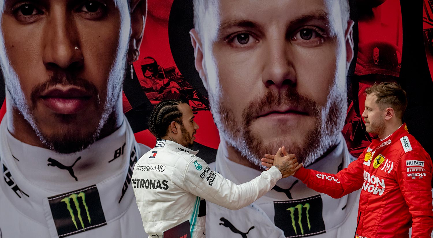 Lewis Hamilton  & Sebastian Vettel, Chinese Grand Prix,  2019