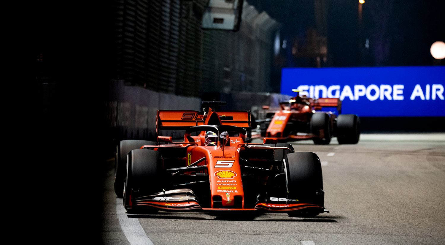 Charles Leclerc - Ferrari, Singapore Grand Prix,  2019