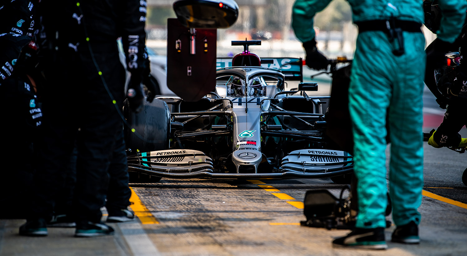 Lewis Hamilton - Mercedes, Winter Testing, Circuit de Catalunya,  2020