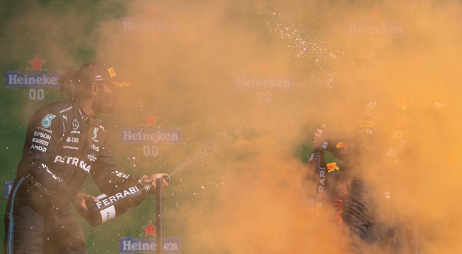 Lewis Hamilton & Max Verstappen, Zandvoort, 2021