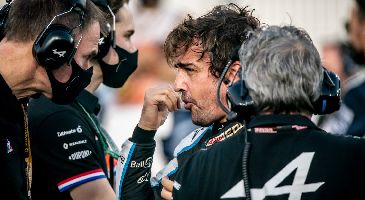 Fernando Alonso - Alpine F1 Team, Losail Circuit, 2021