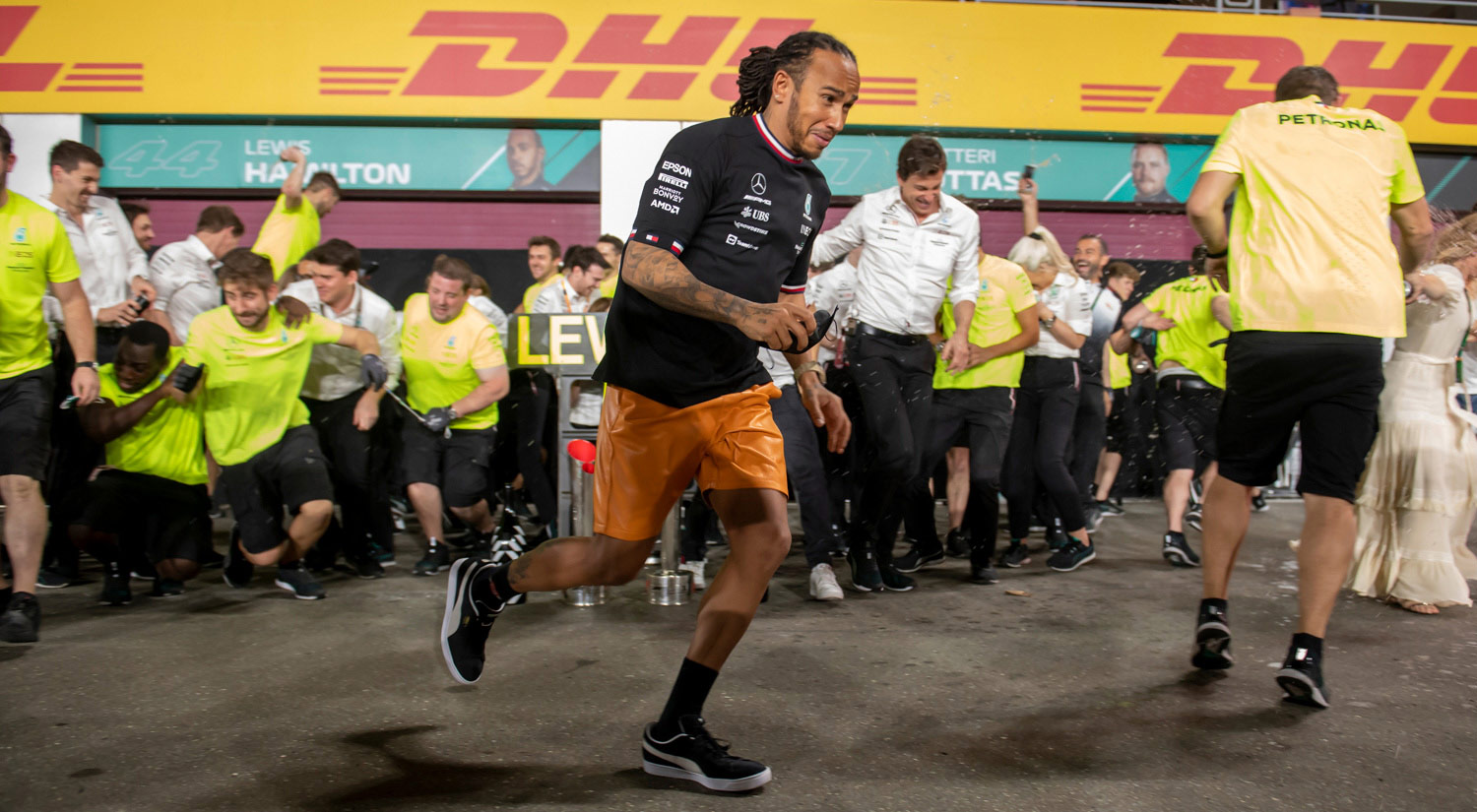 Lewis Hamilton - Mercedes AMG Petronas, Losail Circuit, 2021