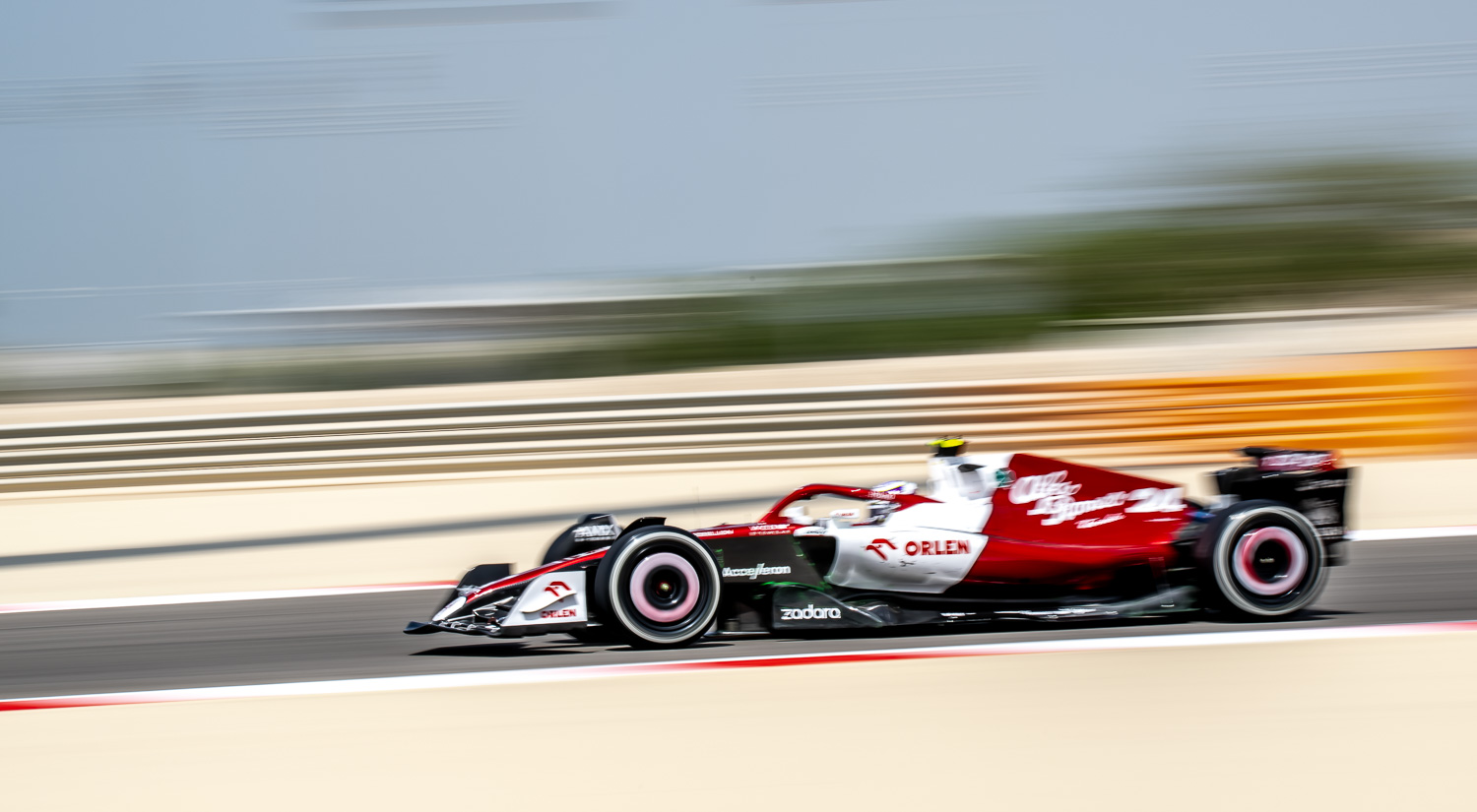 Zhou Guanyu - Alfa Romeo Racing, Winter Testing, Bahrain International Circuit, 2022
