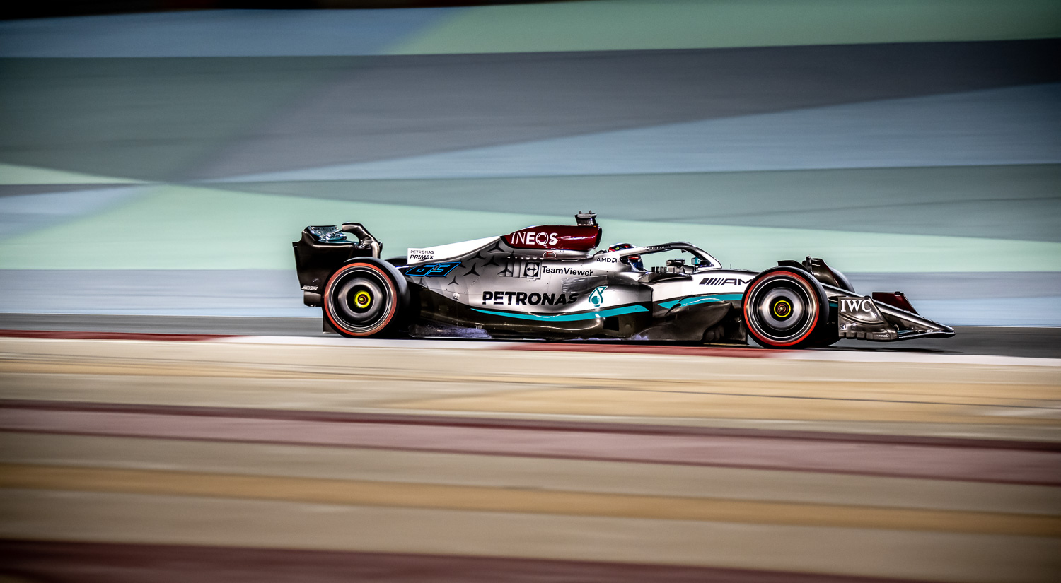 George Russell - Mercedes AMG Petronas, Winter Testing, Bahrain International Circuit, 2022