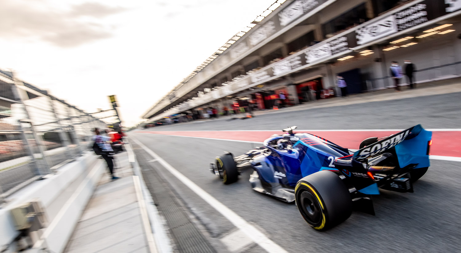 Alexander Albon - Williams Racing, Winter Testing, Circuit de Catalunya, 2022