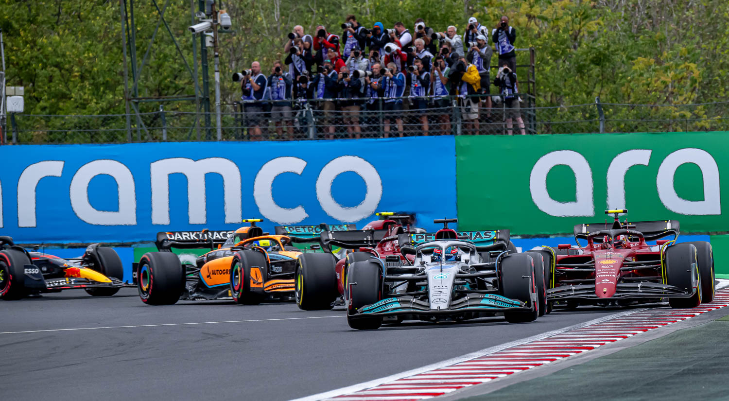 George Russell - Mercedes, Hungaroring, 2022