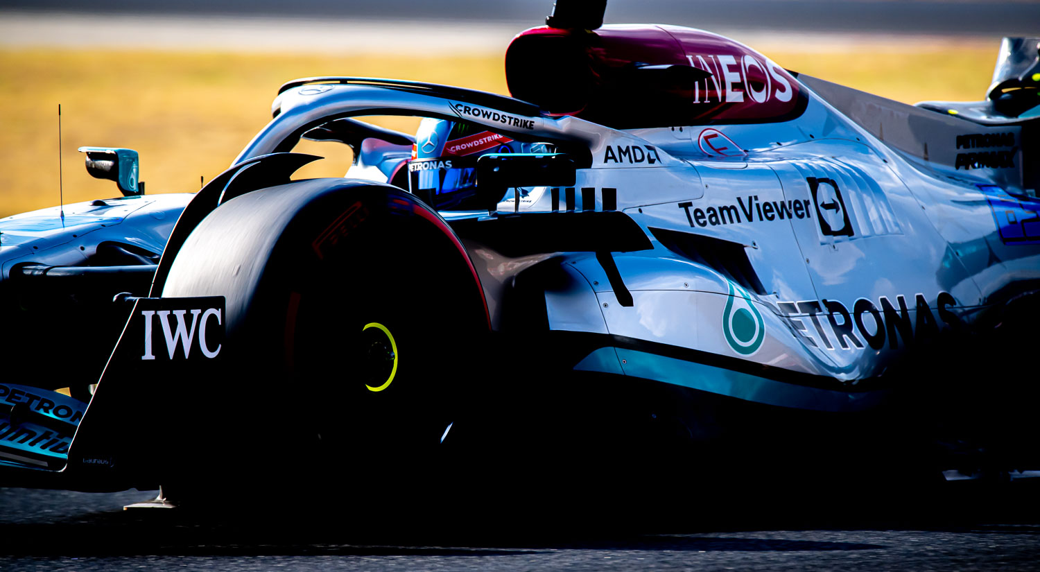 George Russell - Mercedes, Hungaroring, 2022