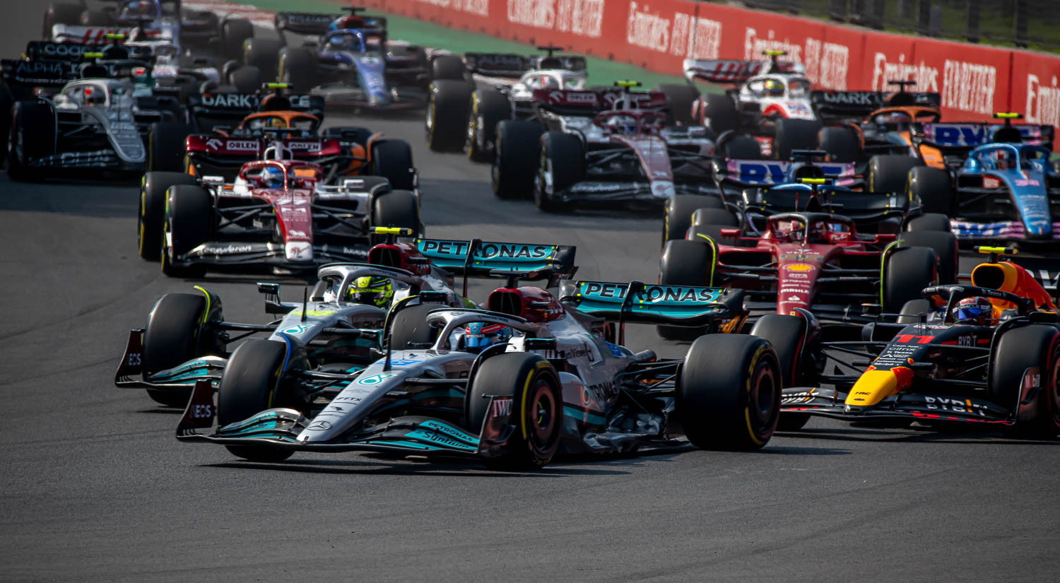 George Russell - Mercedes, Autodromo Hermanos Rodriguez, 2022