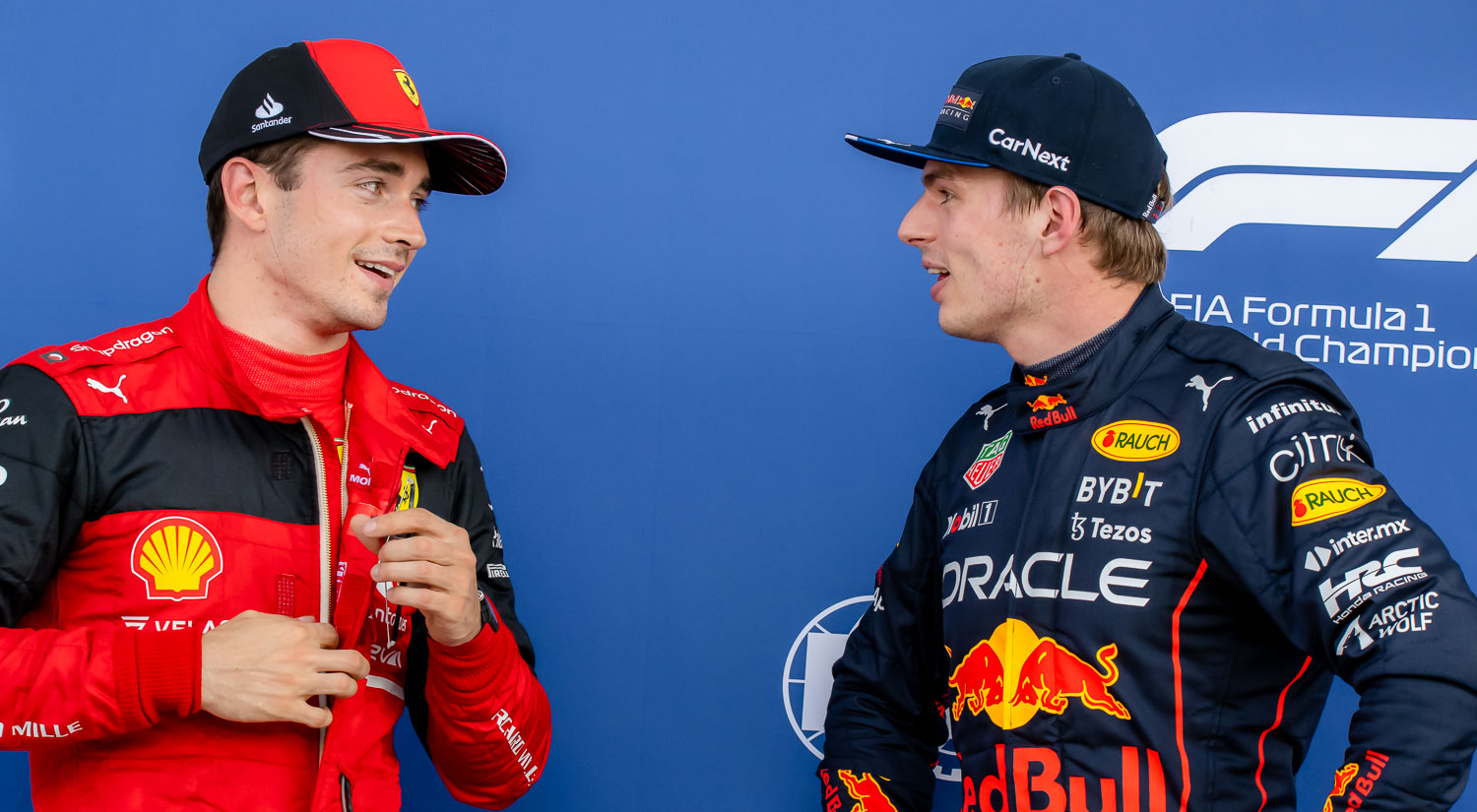 Charles Leclerc and Max Verstappen, Miami International Autodrome, 2022
