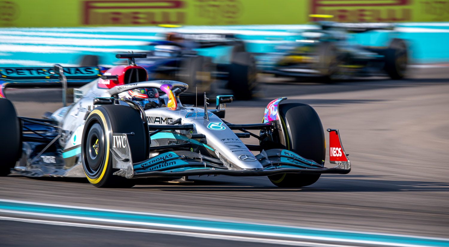 George Russell - Mercedes AMG Petronas, Miami International Autodrome, 2022