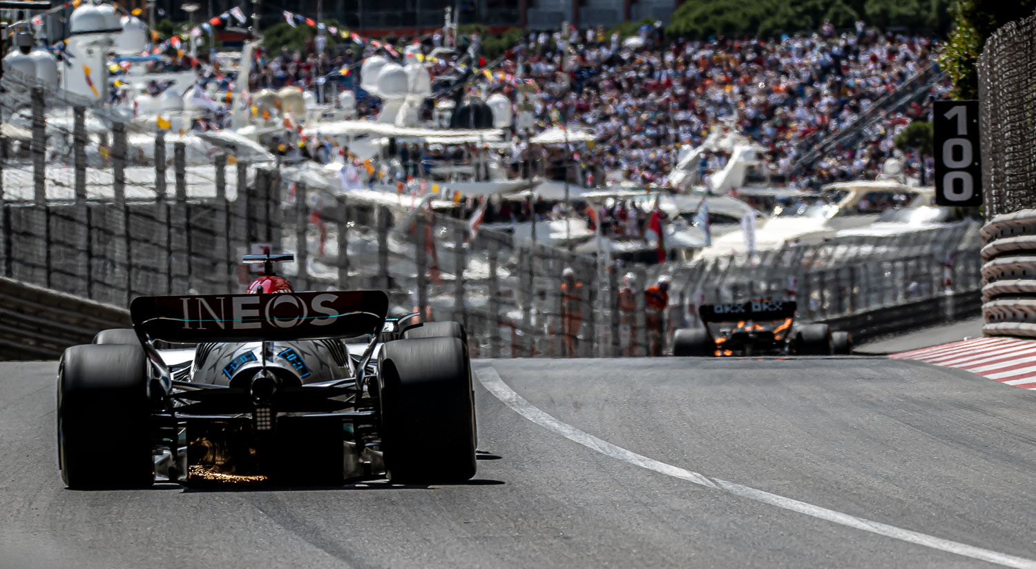 George Russell - Mercedes AMG Petronas, Circuit de Monaco, 2022
