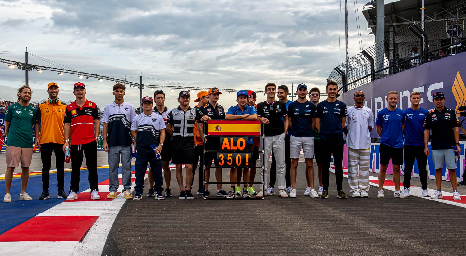 Fernando Alonso - Alpine, Marina Bay, 2022