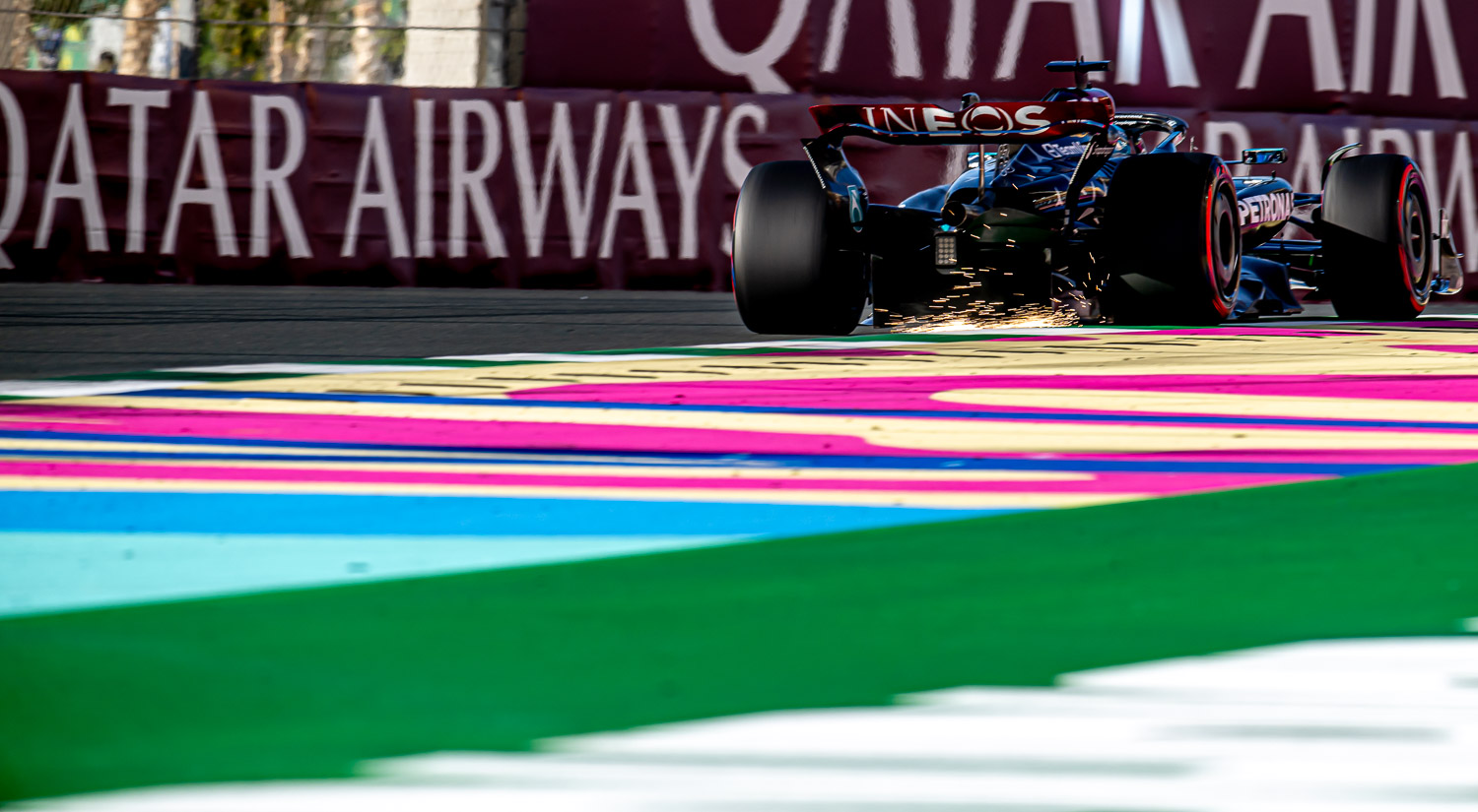 George Russell - Mercedes, Jeddah Corniche Circuit, Jeddah