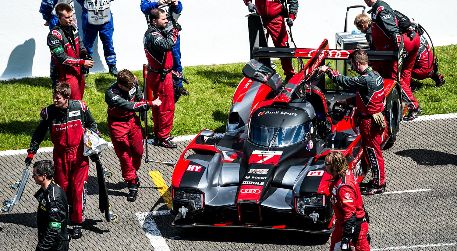André Lotterer, Marcel Fässler, Benoît Tréluyer - No. 7 Audi Sport Team Joest,  6 Hours of Spa-Francorchamps, Belgium, 2016