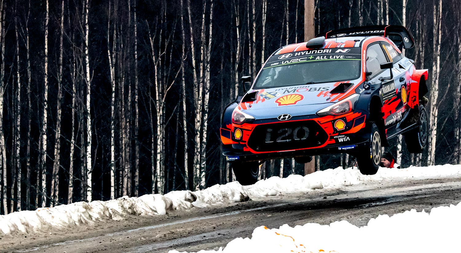 Thierry Neuville & Nicolas Gilsoul - Hyundai i20 Coupe, Torsby, Sweden, 2019