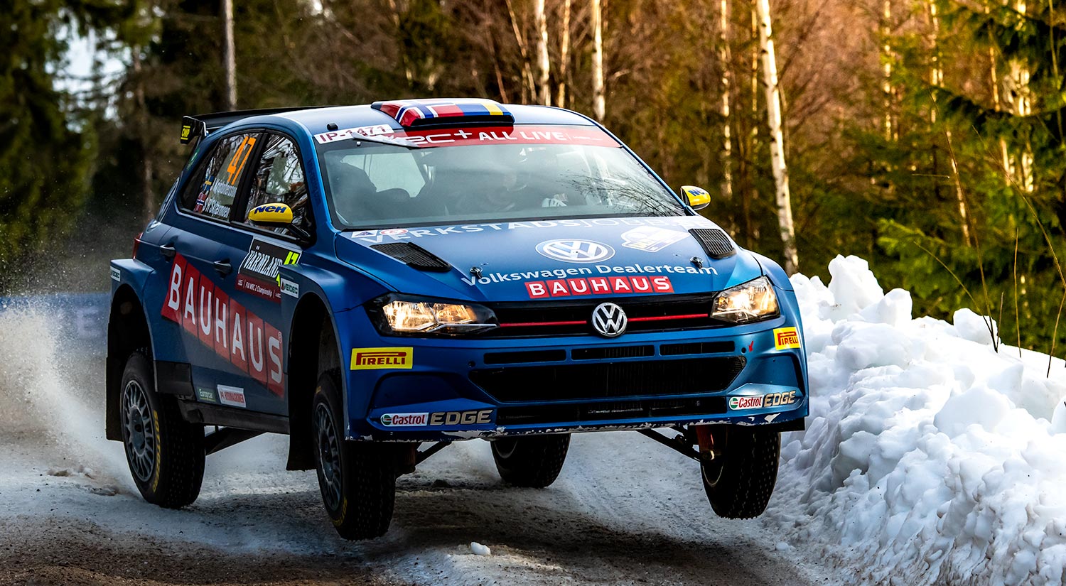 Johan Kristoffersson & Stig Rune Skjærmoen - Volkswagen Polo GTI R5, Torsby, Sweden, 2019