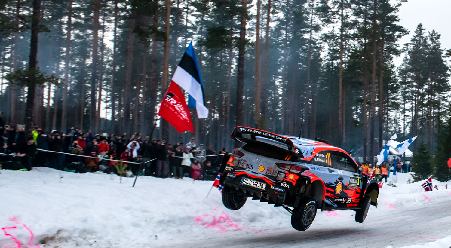 Thierry Neuville & Nicolas Gilsoul - Hyundai i20 Coupe, Torsby, Sweden, 2019