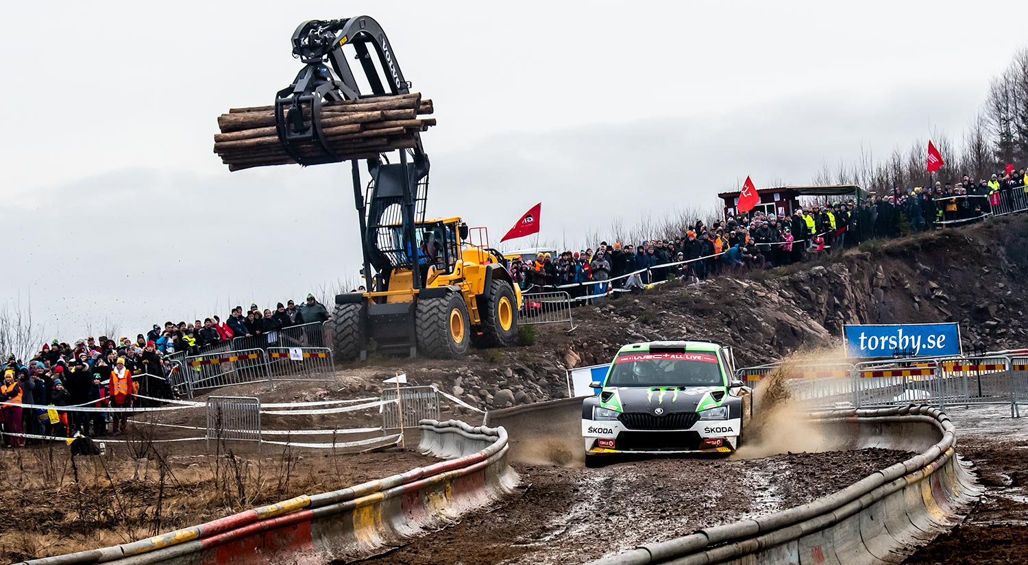 Oliver Solberg & Aaron Johnston - Škoda Fabia R5 Evo, Torsby, Sweden, 20205