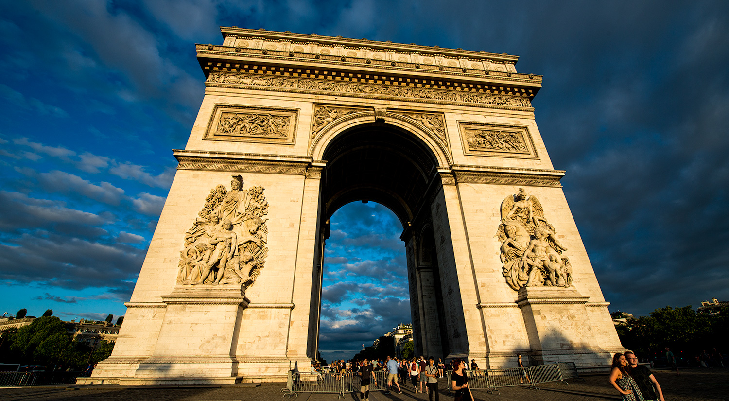 The Arc de Triomphe